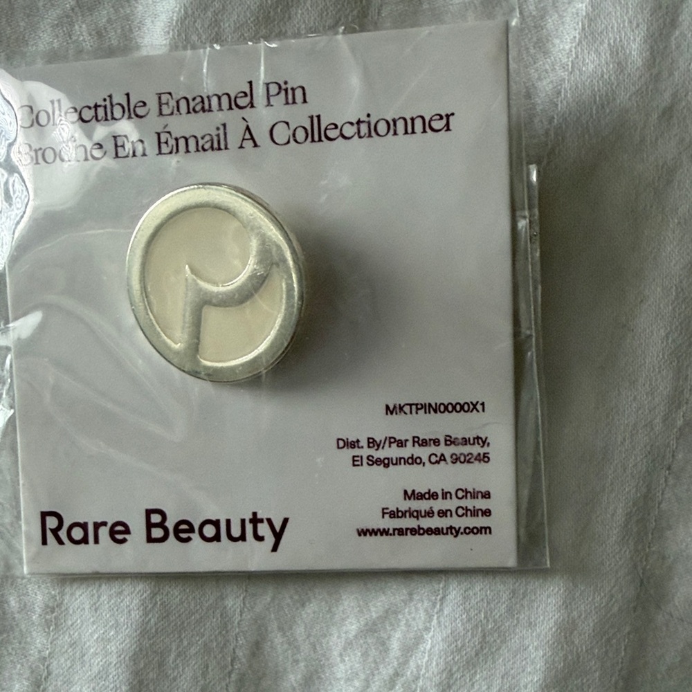 Rare Beauty Silver Enamel Pin
